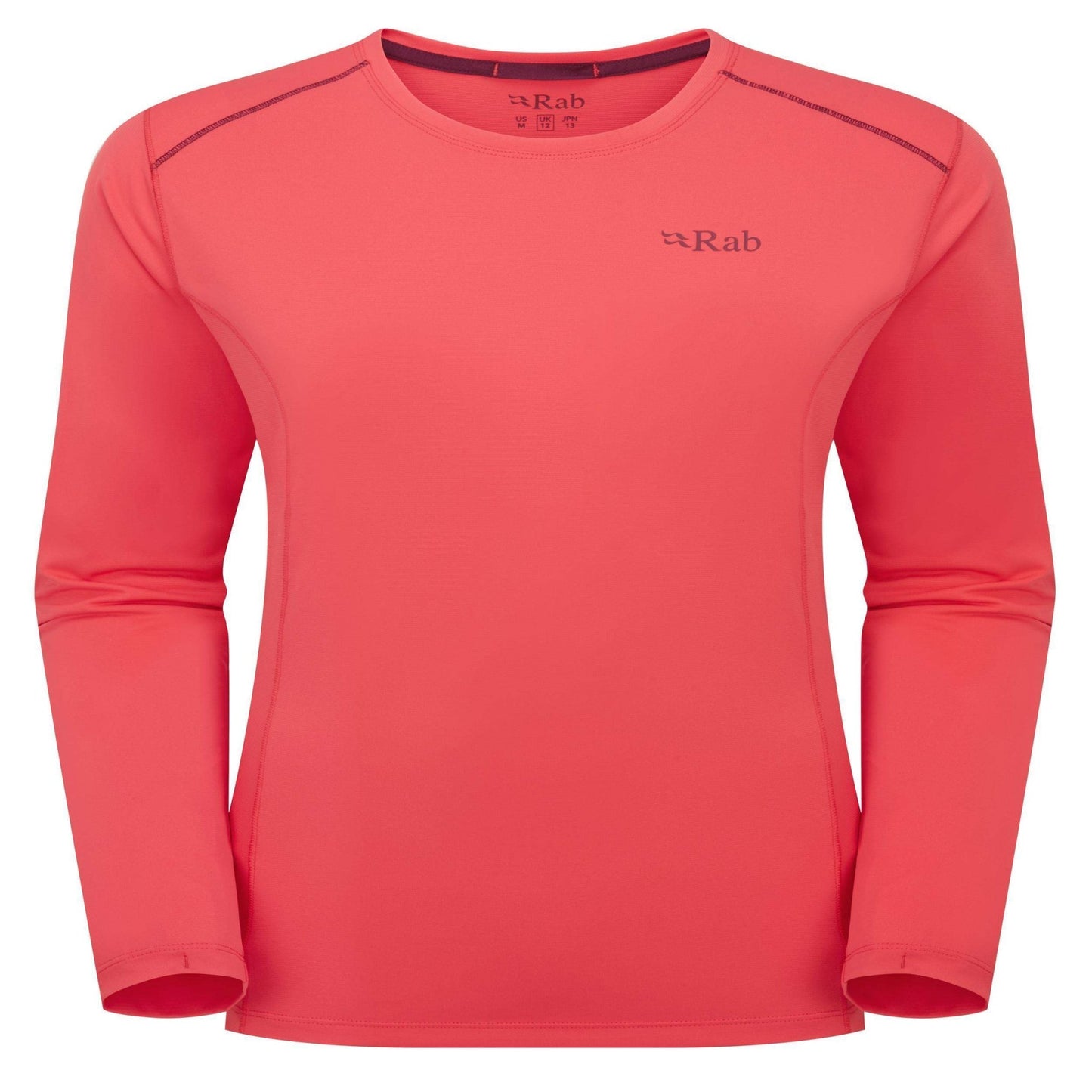 Rab Force LS Tee Wmns - Camiseta Técnica Mujer Manga Larga Transpirable Montaña - 