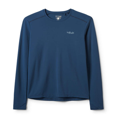 Rab Force LS Tee Wmns - Camiseta Técnica Mujer Manga Larga Transpirable Montaña - 