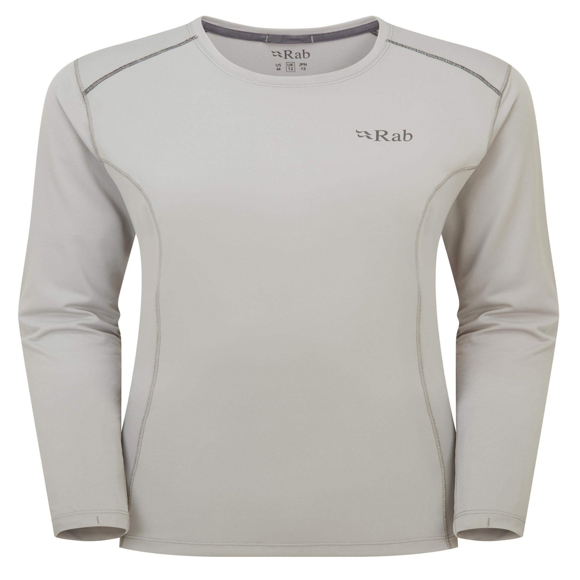 Rab Force LS Tee Wmns - Camiseta Técnica Mujer Manga Larga Transpirable Montaña - 
