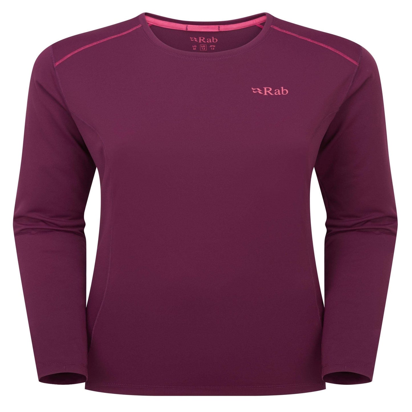 Rab Force LS Tee Wmns - Camiseta Técnica Mujer Manga Larga Transpirable Montaña - 
