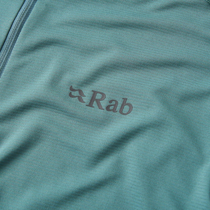 Rab Force LS Zip - Camiseta Técnica Manga Larga con Cremallera Alta Transpirabilidad - 