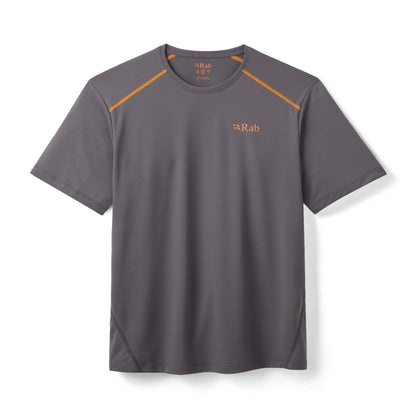 Rab Force Tee – Camiseta técnica ultraligera con tejido Dryflo™ Solar y protección UPF 40+ para montaña en clima cálido - 
