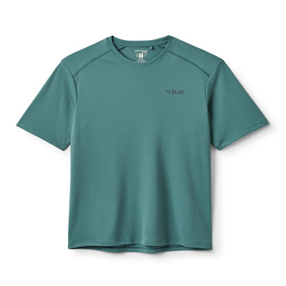 Rab Force Tee – Camiseta técnica ultraligera con tejido Dryflo™ Solar y protección UPF 40+ para montaña en clima cálido - 