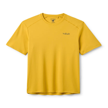 Rab Force Tee – Camiseta técnica ultraligera con tejido Dryflo™ Solar y protección UPF 40+ para montaña en clima cálido - 