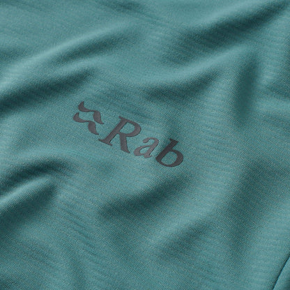 Rab Force Tee – Camiseta técnica ultraligera con tejido Dryflo™ Solar y protección UPF 40+ para montaña en clima cálido - 