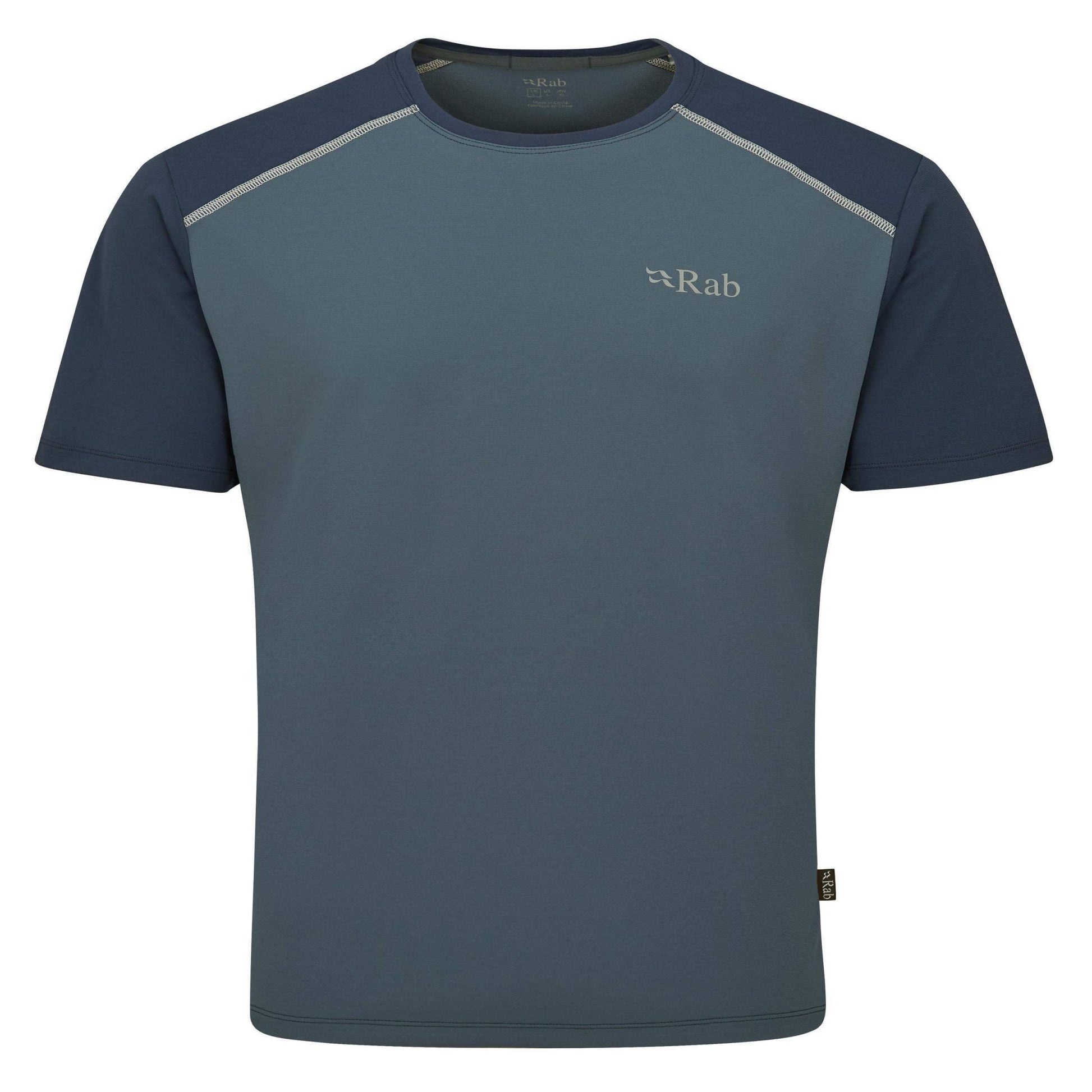 Rab Force Tee – Camiseta técnica ultraligera con tejido Dryflo™ Solar y protección UPF 40+ para montaña en clima cálido - 