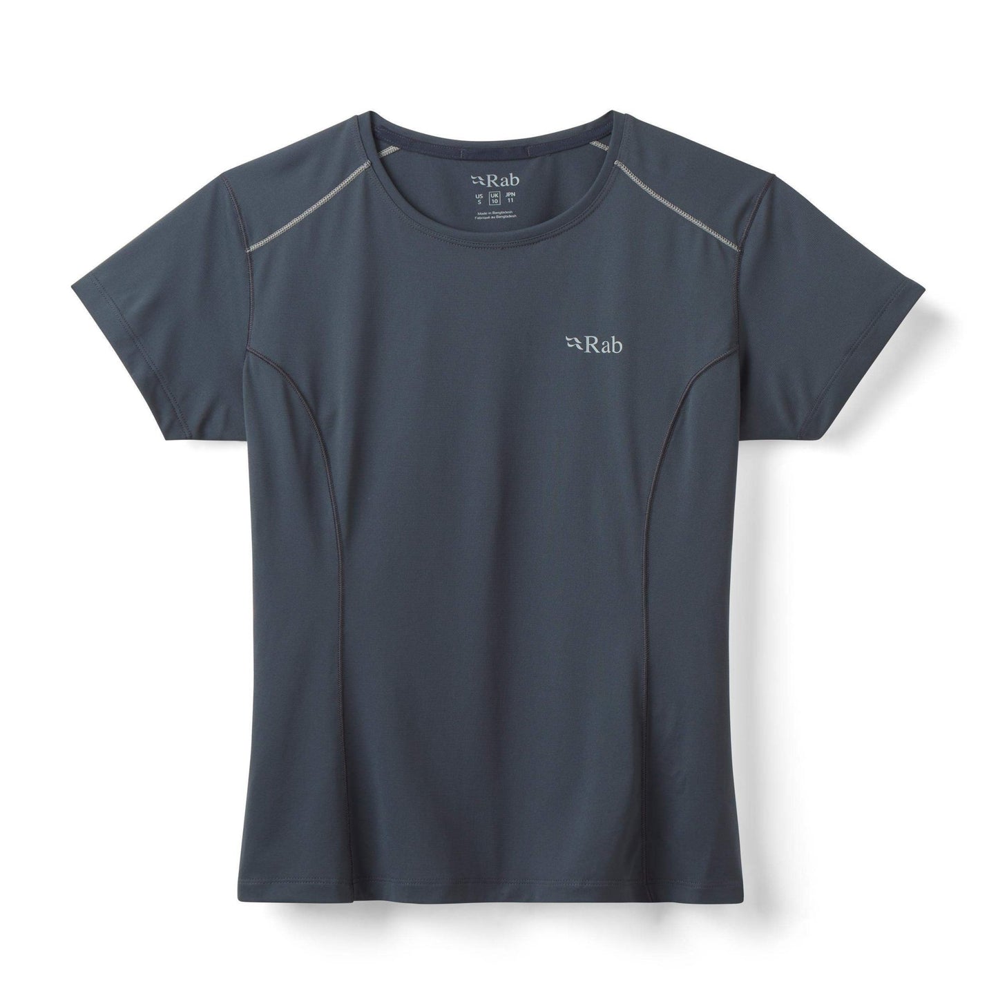 Rab Force Tee Wmns – Camiseta técnica ultraligera con tejido Dryflo™ Solar y protección UPF 40+ para montaña en clima cálido - 