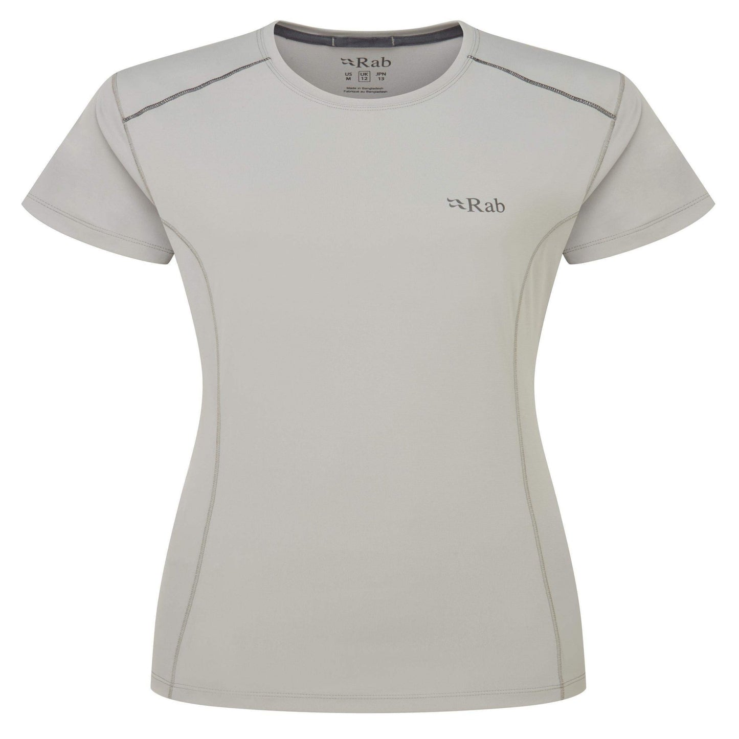Rab Force Tee Wmns – Camiseta técnica ultraligera con tejido Dryflo™ Solar y protección UPF 40+ para montaña en clima cálido - 