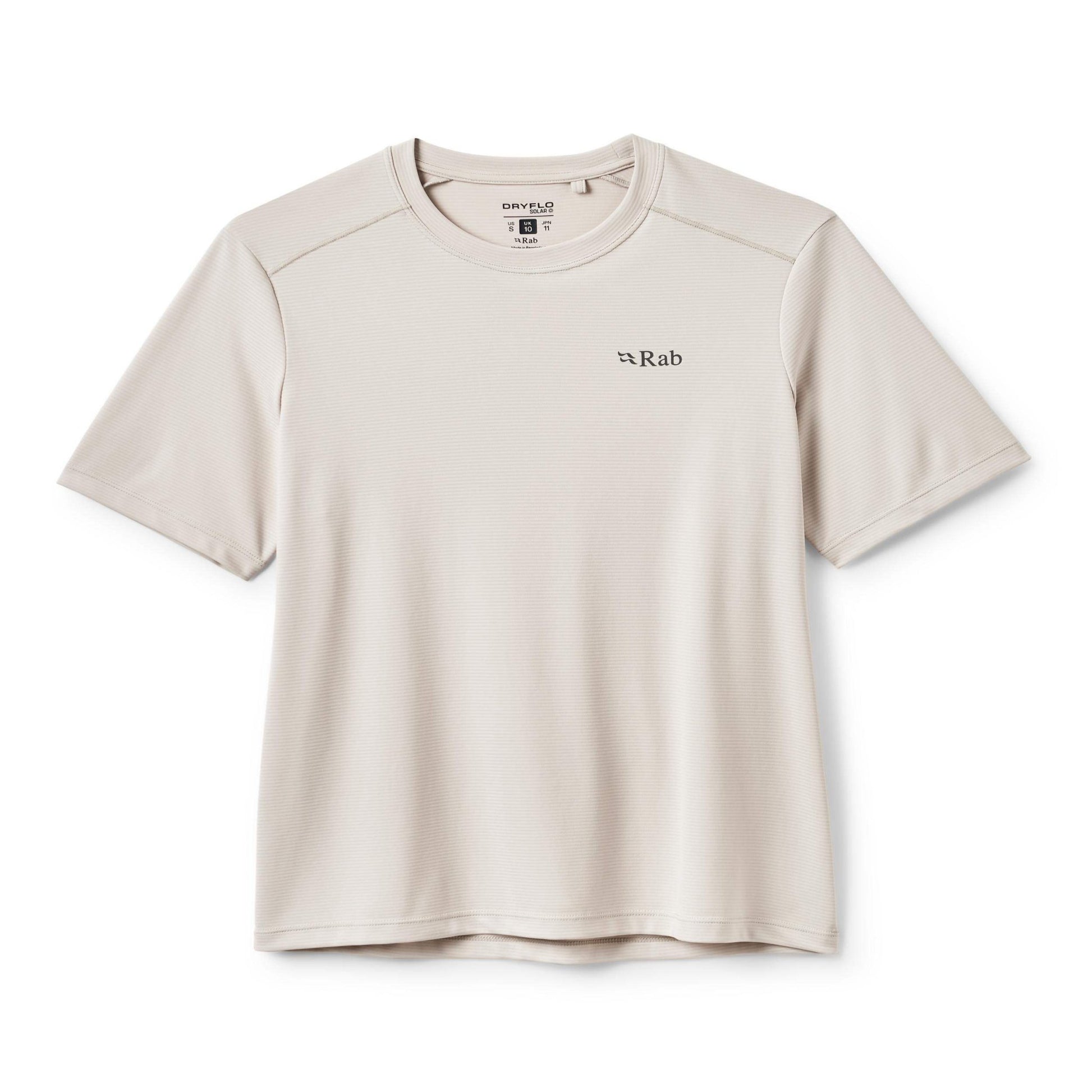 Rab Force Tee Wmns – Camiseta técnica ultraligera con tejido Dryflo™ Solar y protección UPF 40+ para montaña en clima cálido - 