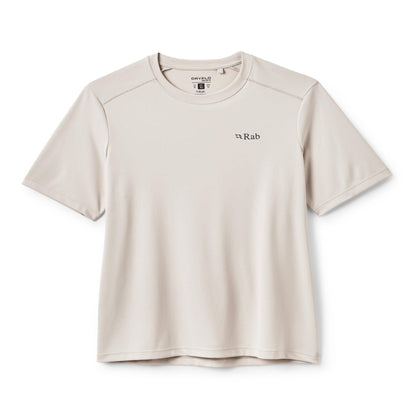 Rab Force Tee Wmns – Camiseta técnica ultraligera con tejido Dryflo™ Solar y protección UPF 40+ para montaña en clima cálido - 