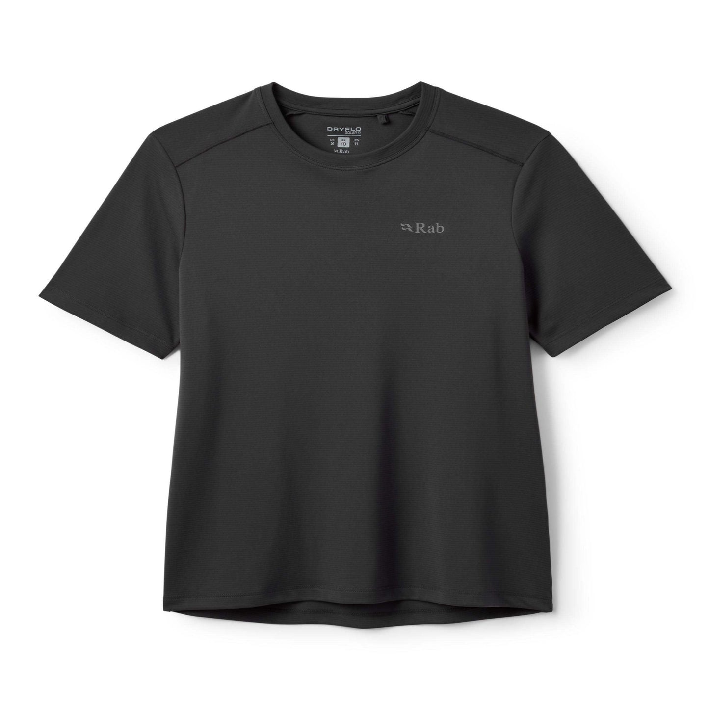 Rab Force Tee Wmns – Camiseta técnica ultraligera con tejido Dryflo™ Solar y protección UPF 40+ para montaña en clima cálido - 