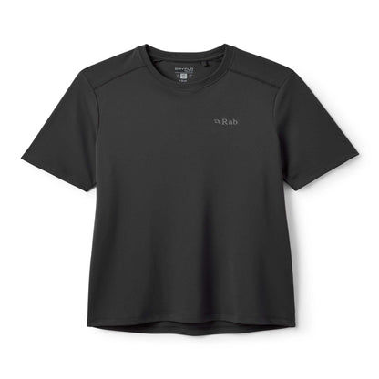 Rab Force Tee Wmns – Camiseta técnica ultraligera con tejido Dryflo™ Solar y protección UPF 40+ para montaña en clima cálido - 
