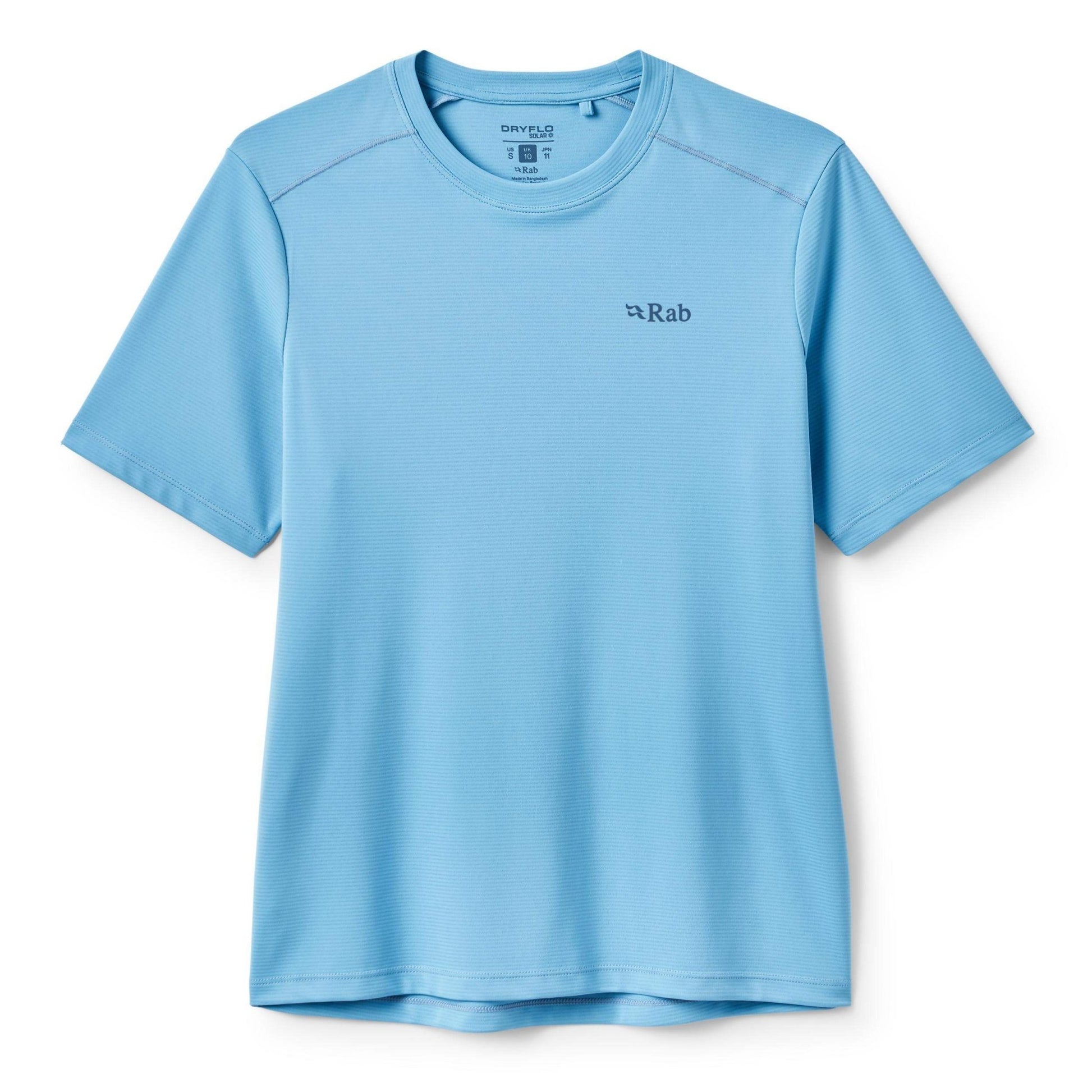 Rab Force Tee Wmns – Camiseta técnica ultraligera con tejido Dryflo™ Solar y protección UPF 40+ para montaña en clima cálido - 