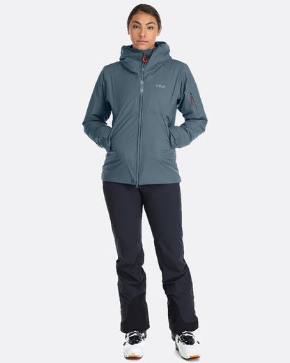 Rab Khroma Transpose Jacket W´S - Chaqueta de Esquí de Proflex Ultratranspirable 100% impermeable y Primaloft Silver