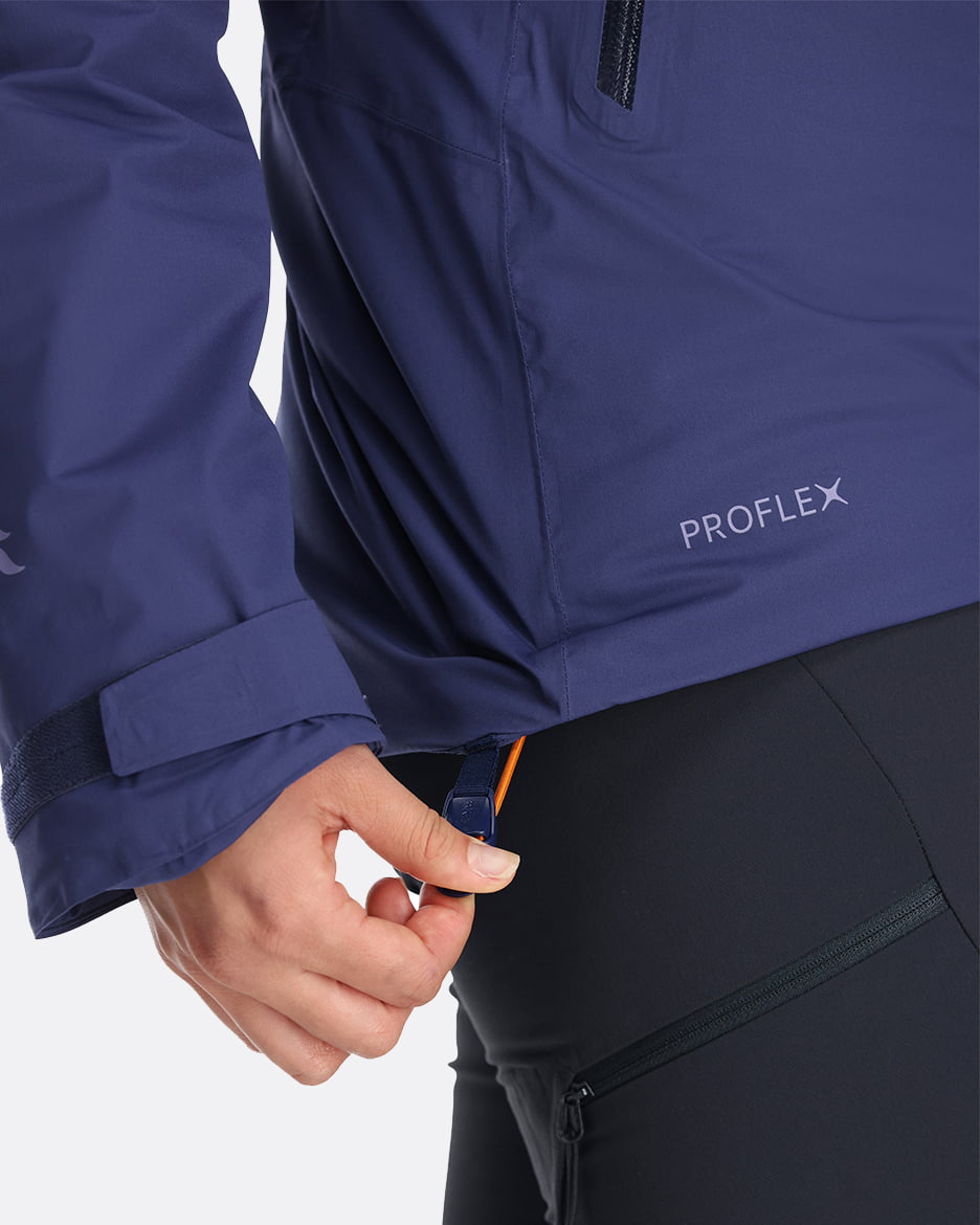 Rab Khroma Transpose Jacket W´S - Chaqueta de Esquí de Proflex Ultratranspirable 100% impermeable y Primaloft Silver
