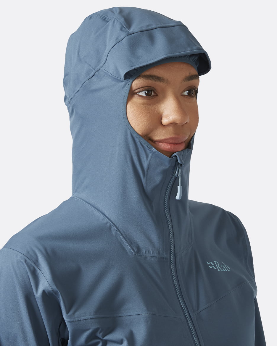 Rab Kinetic 2.0 Jacket W'S - Impermeable, Elástica y Transpirable - Chaquetas