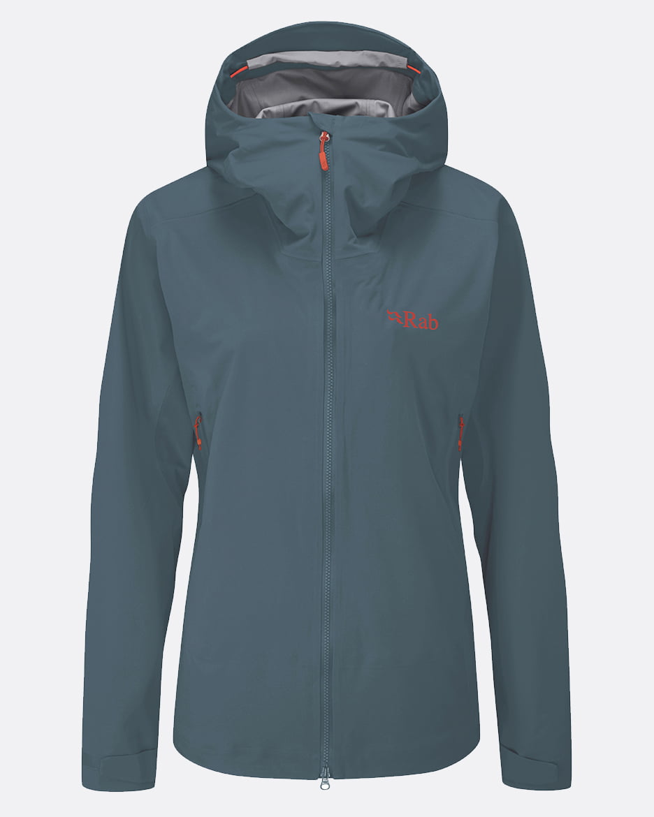 Rab Kinetic Alpine 2.0 Jacket W'S - Impermeable, Elástica y Transpirable - Chaquetas