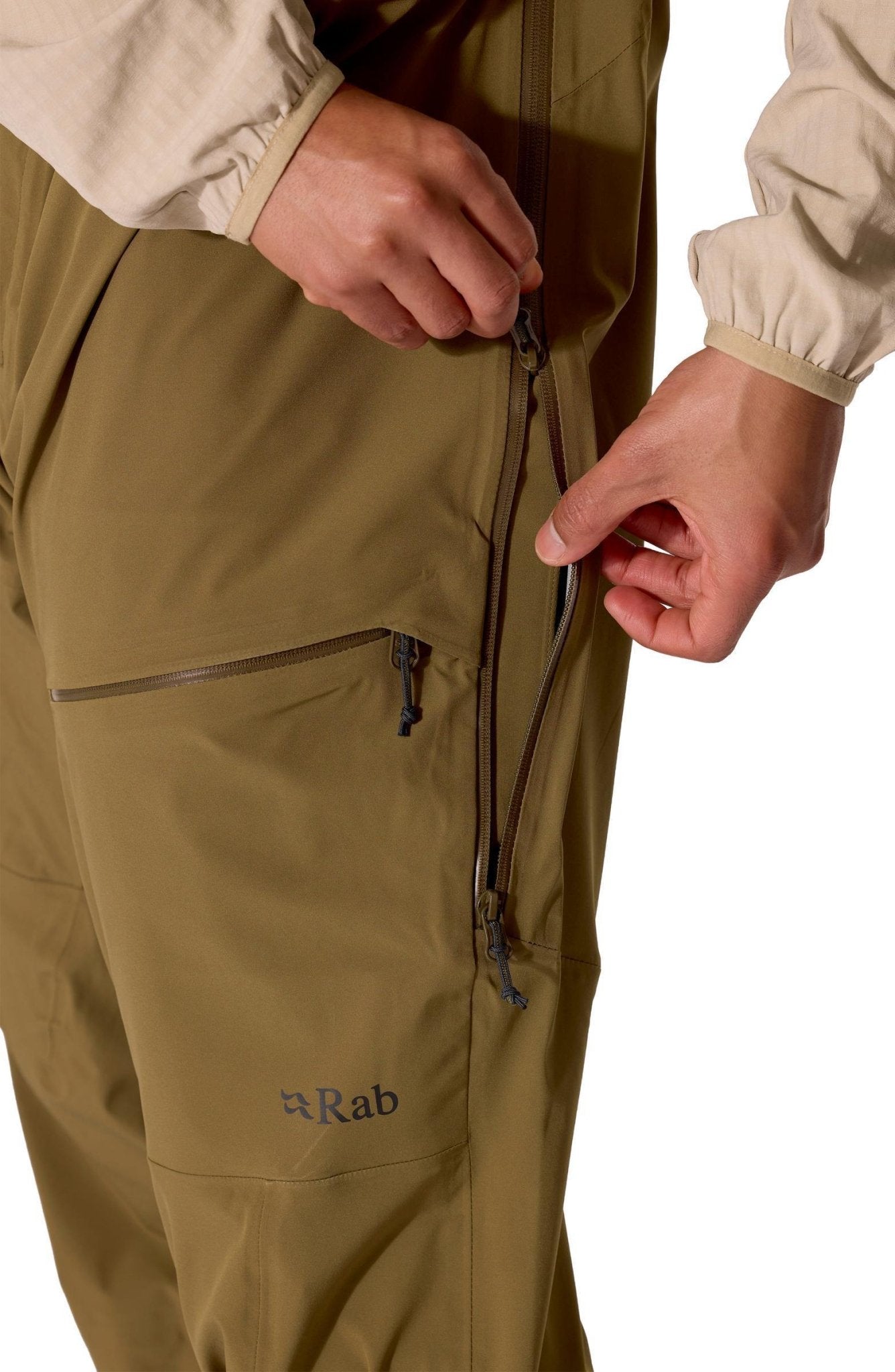 Rab Kinetic Alpine Stretch Bib AW26 – Peto Pertex Shield 3L - Pantalones impermeables