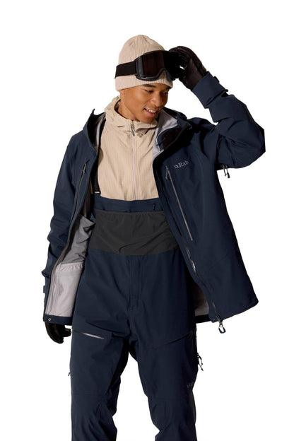 Rab Kinetic Alpine Stretch Bib AW26 – Peto Pertex Shield 3L - Pantalones impermeables