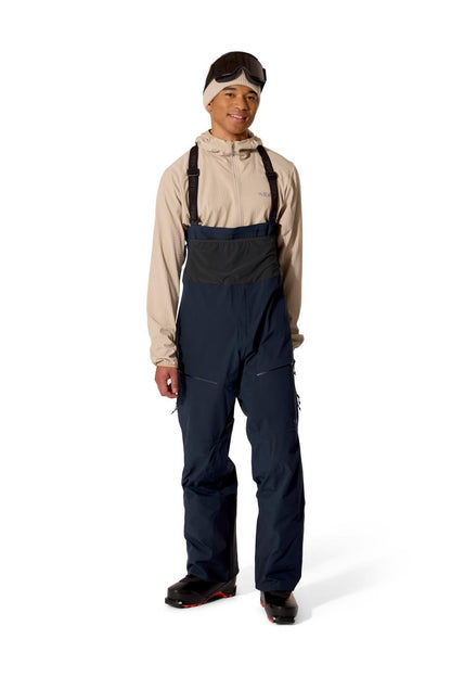 Rab Kinetic Alpine Stretch Bib AW26 – Peto Pertex Shield 3L - Pantalones impermeables