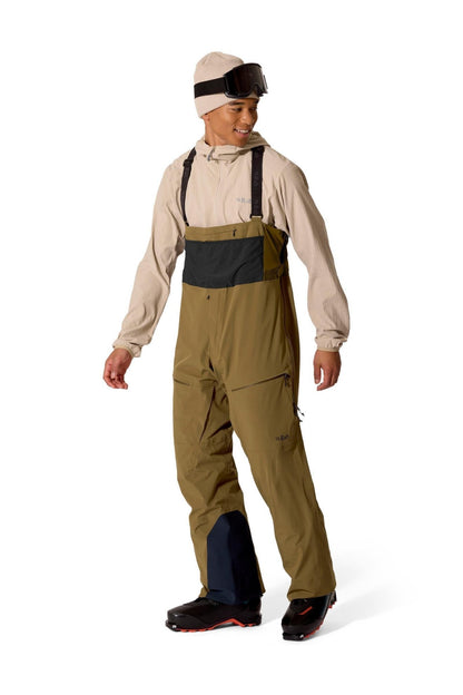 Rab Kinetic Alpine Stretch Bib AW26 – Peto Pertex Shield 3L - Pantalones impermeables