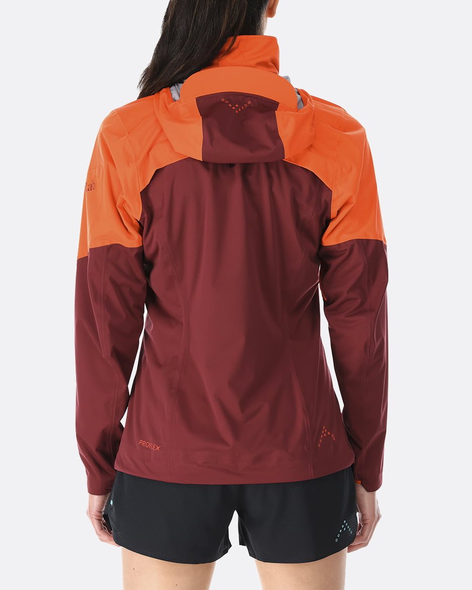 Rab Kinetic Ultra Jacket W'S - Impermeable, Elástica y Transpirable - Chaquetas