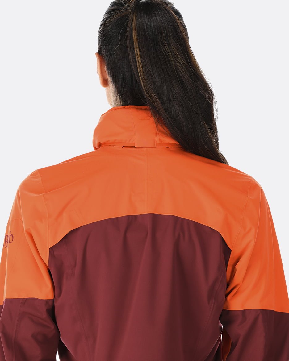 Rab Kinetic Ultra Jacket W'S - Impermeable, Elástica y Transpirable - Chaquetas