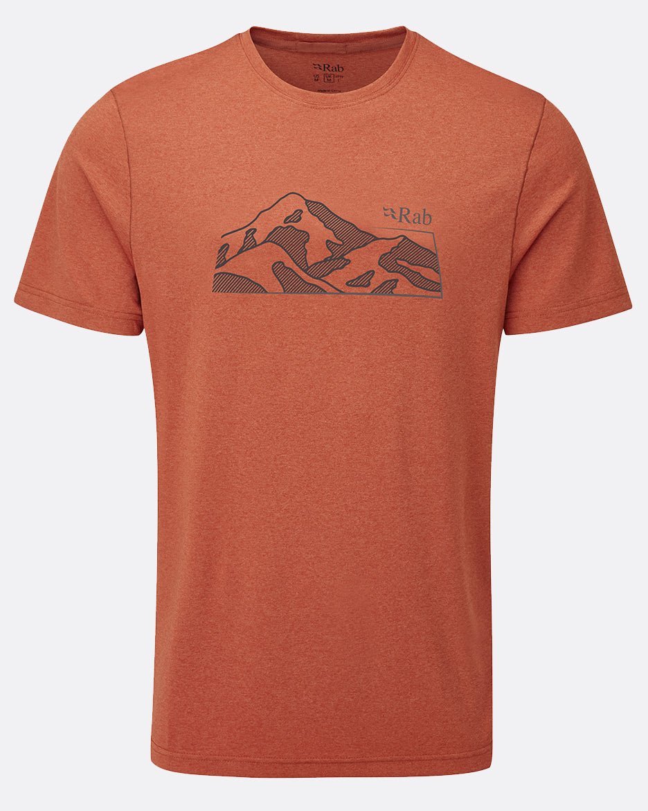 Rab Mantle Mountain Tee - Poliéster de Secado Rápido - Camisetas Manga Corta