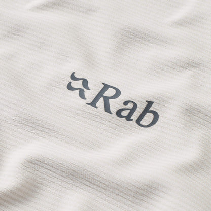 Rab Men's Force Stamp Tee – Camiseta Técnica UPF 40+ Dryflo™ Solar para Montaña y Trail - Camisetas técnicas