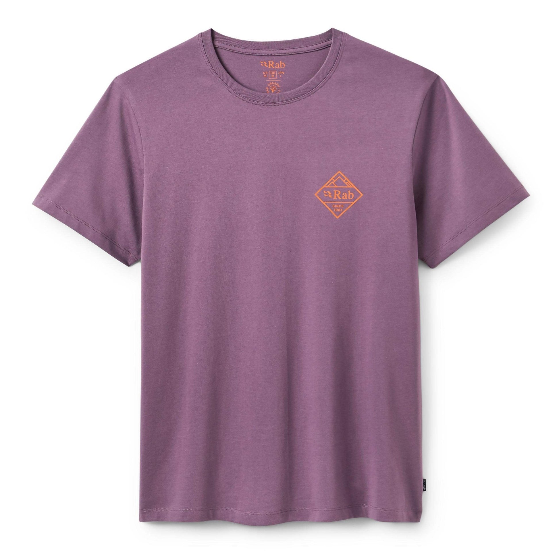 Rab Men's Stance Stamp Tee – Camiseta de Algodón Orgánico para Uso Diario - Camisetas lifestyle