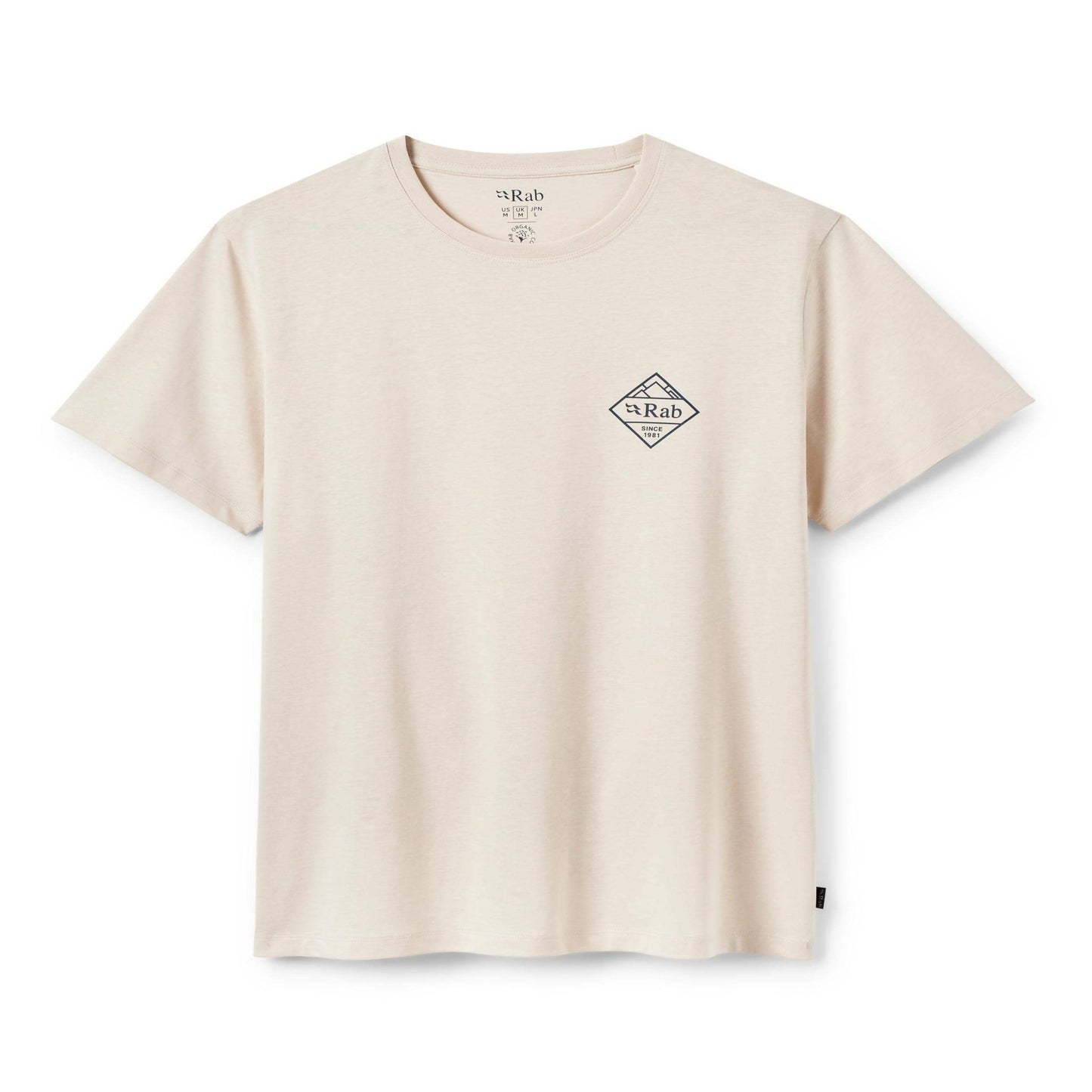 Rab Men's Stance Stamp Tee – Camiseta de Algodón Orgánico para Uso Diario - Camisetas lifestyle