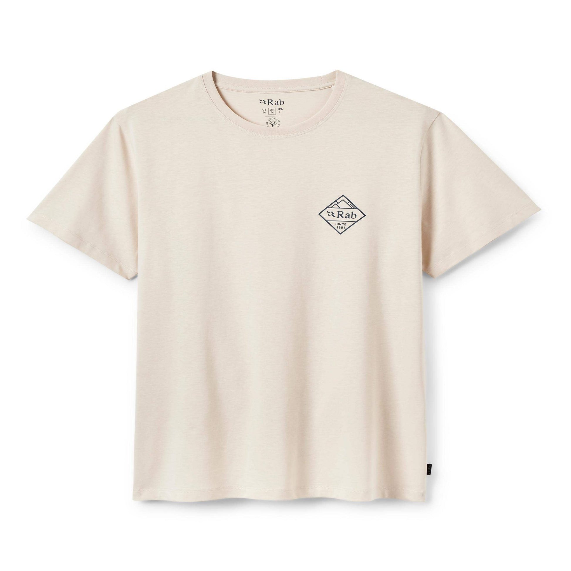Rab Men's Stance Stamp Tee – Camiseta de Algodón Orgánico para Uso Diario - Camisetas lifestyle