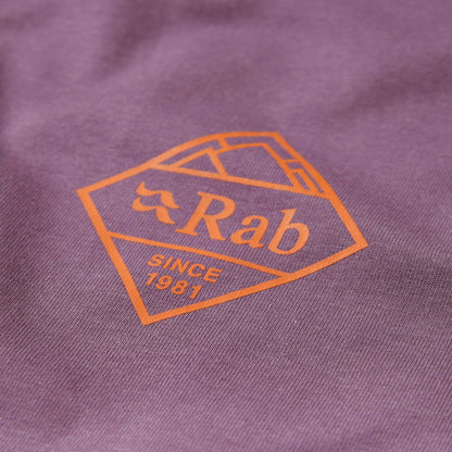 Rab Men's Stance Stamp Tee – Camiseta de Algodón Orgánico para Uso Diario - Camisetas lifestyle