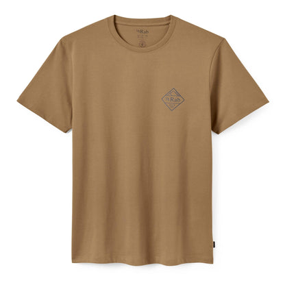 Rab Men's Stance Stamp Tee – Camiseta de Algodón Orgánico para Uso Diario - Camisetas lifestyle