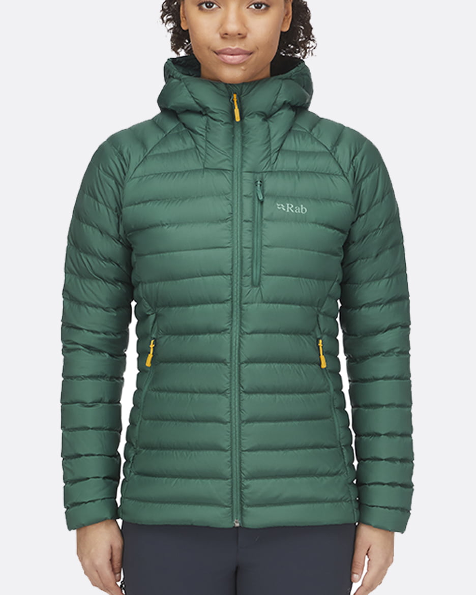 Rab Microlight Alpine Long Jacket W'S - Plumón de 700 FP y Pertex Quantum - Chaquetas