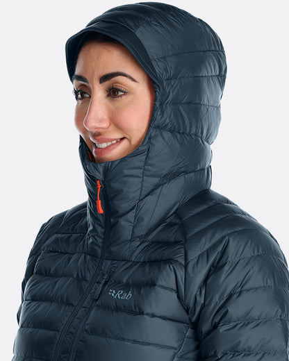 Rab Microlight Alpine Long Jacket W'S - Plumón de 700 FP y Pertex Quantum - Chaquetas