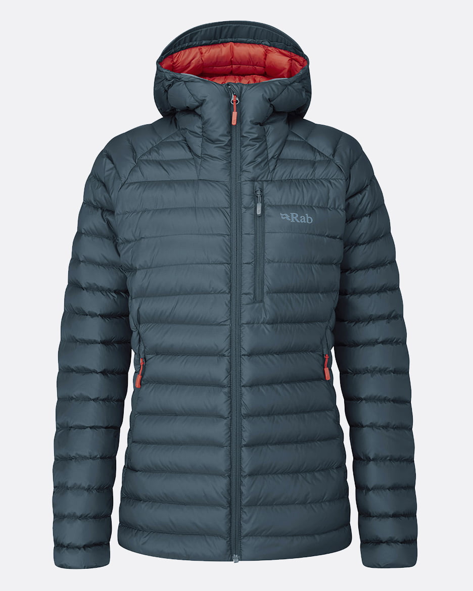 Rab Microlight Alpine Long Jacket W'S - Plumón de 700 FP y Pertex Quantum - Chaquetas