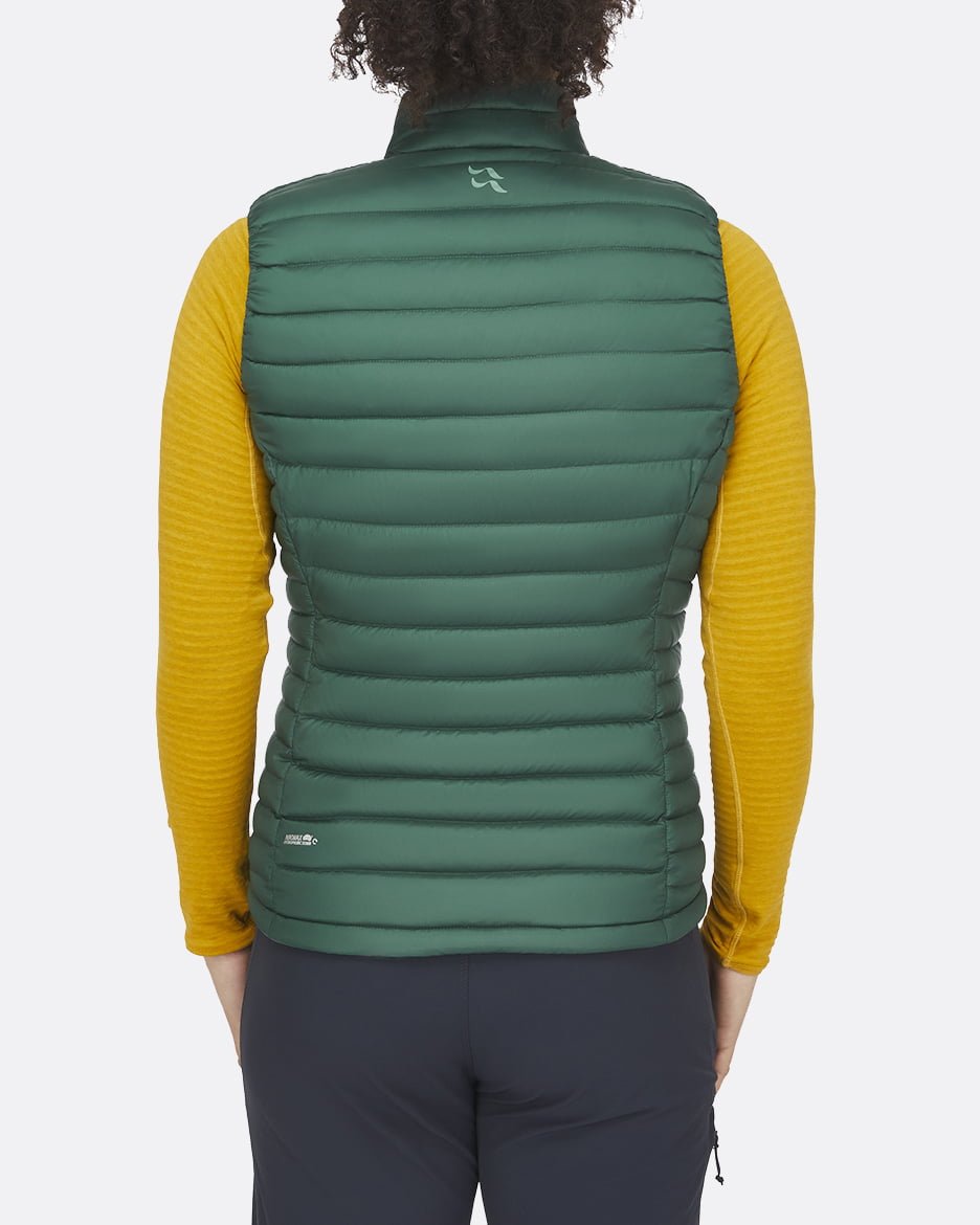 Rab Microlight Vest W'S - Plumón de 700 FP y Pertex Quantum - 30% - Chalecos