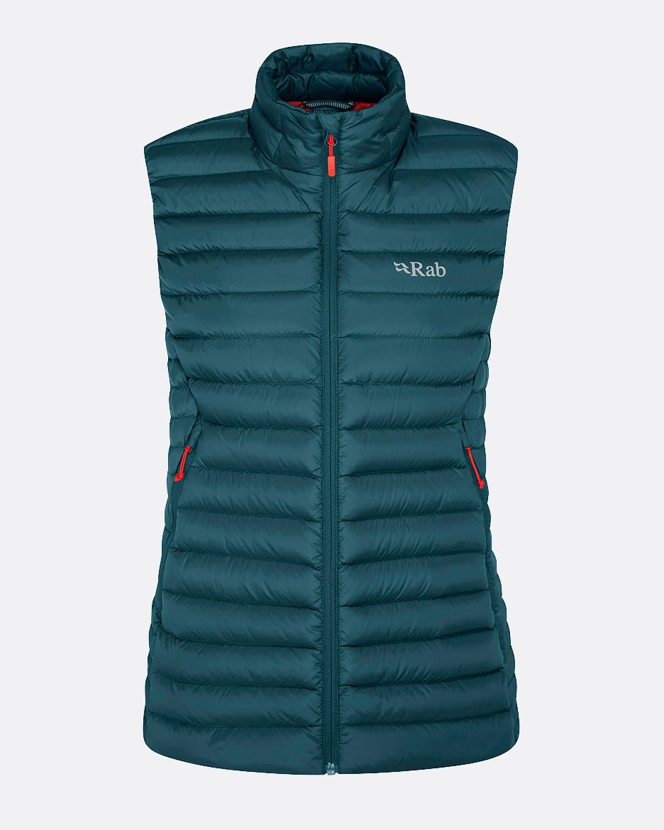 Rab Microlight Vest W'S - Plumón de 700 FP y Pertex Quantum - Chalecos