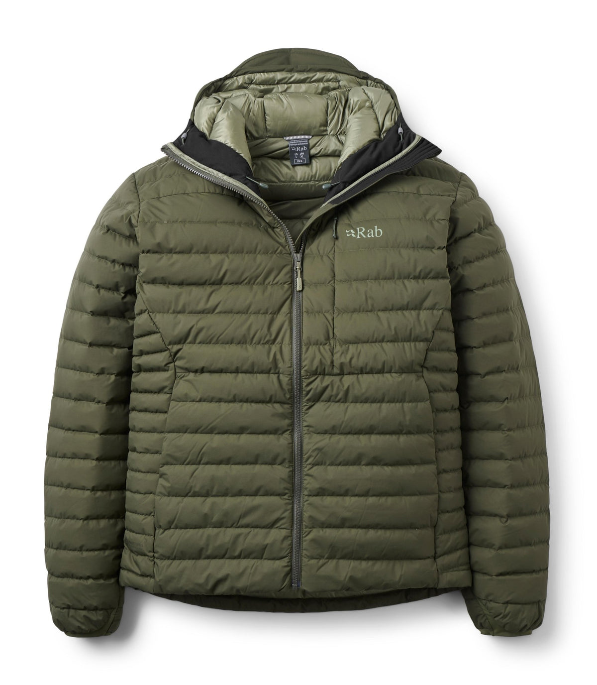 Rab Microlight Windstopper Hoody – Chaqueta de Pluma 700FP para Montaña Técnica - Chaquetas Impermeables