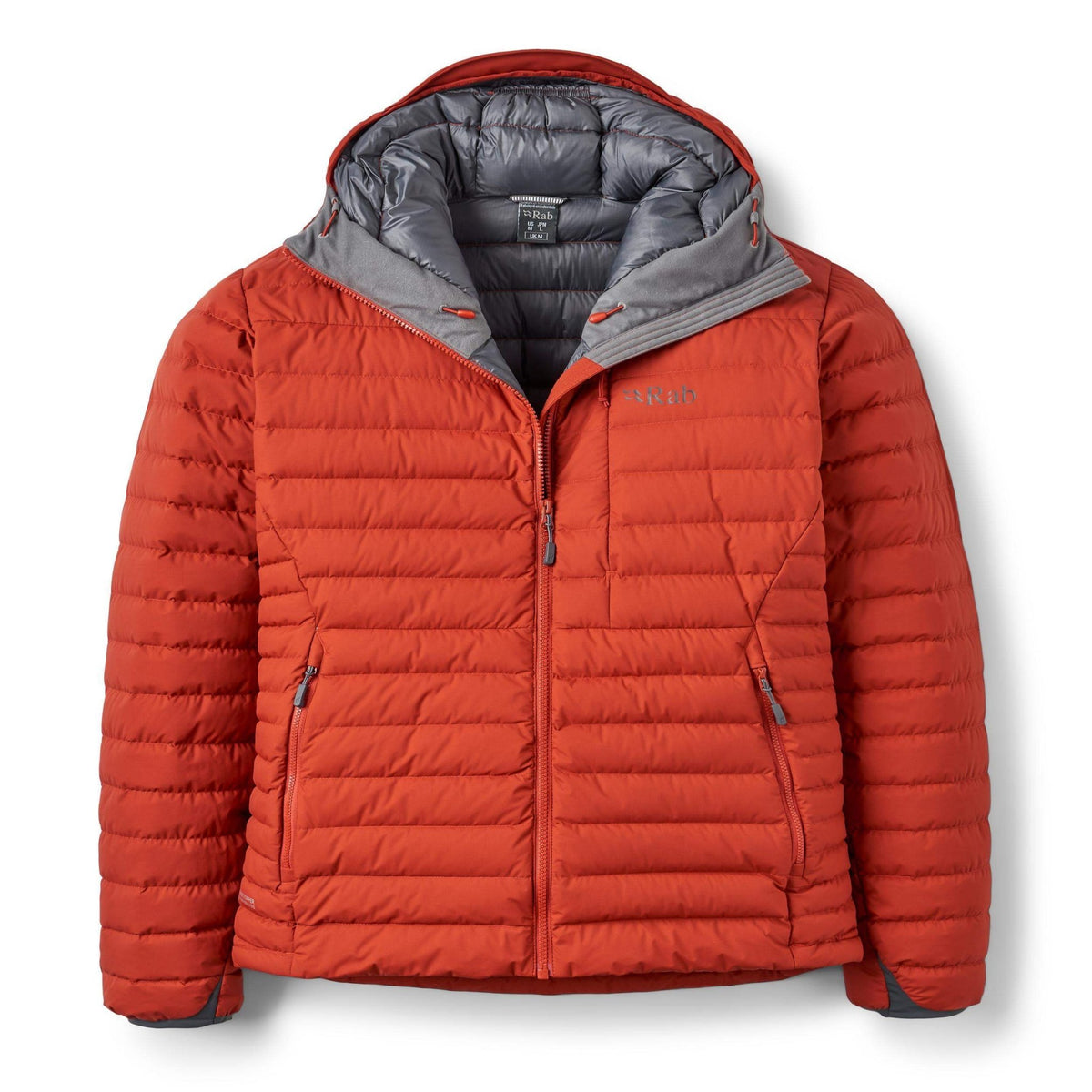 Rab Microlight Windstopper Hoody – Chaqueta de Pluma 700FP para Montaña Técnica - Chaquetas Impermeables