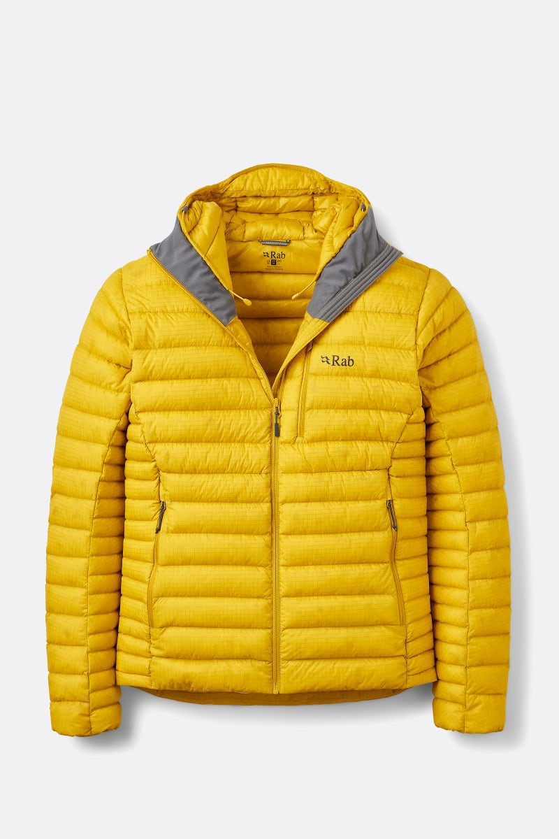 Rab Microlight X Hoody hombre Dark Pollen – vista frontal