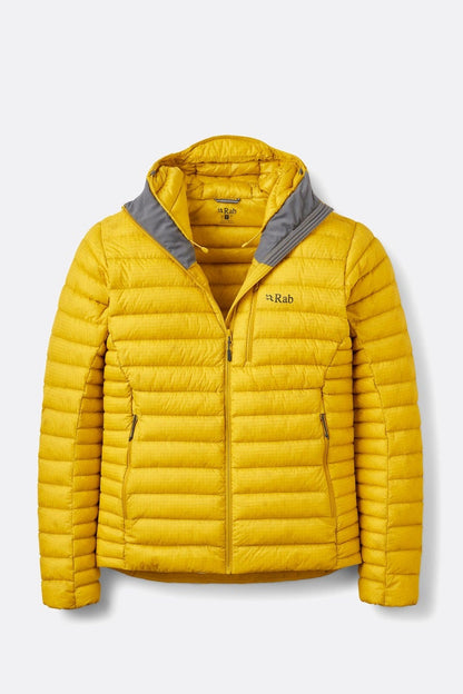Rab Microlight X Hoody hombre Dark Pollen – vista frontal
