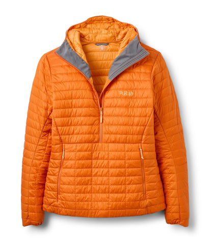 Rab Microlighter Pullover Hoody Mujer AW26 – Aislamiento ligero TXdown - Chaquetas aislantes mujer