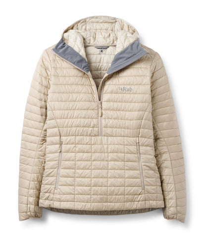 Rab Microlighter Pullover Hoody Mujer AW26 – Aislamiento ligero TXdown - Chaquetas aislantes mujer