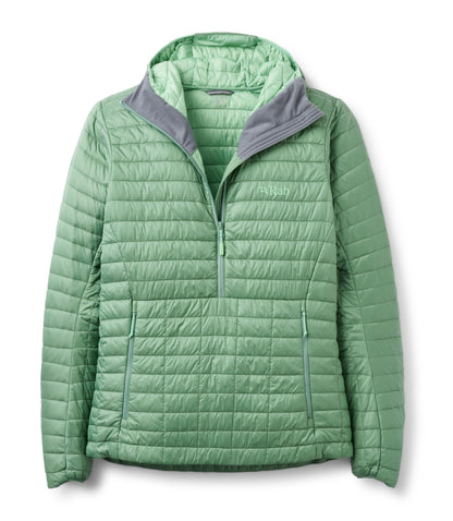 Rab Microlighter Pullover Hoody Mujer AW26 – Aislamiento ligero TXdown - Chaquetas aislantes mujer