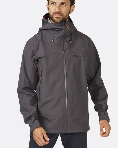 Rab Namche GTX Jacket - Membrana Impermeable de Gore - Tex reciclado 75D de 3 capas - Chaquetas