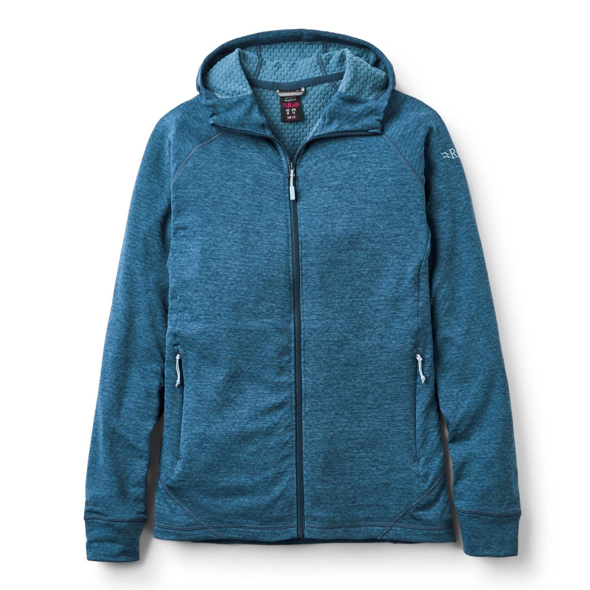 Rab Nexus Hoody Wmns – Forro polar ligero con capucha Thermic™ para montaña y uso activo - 