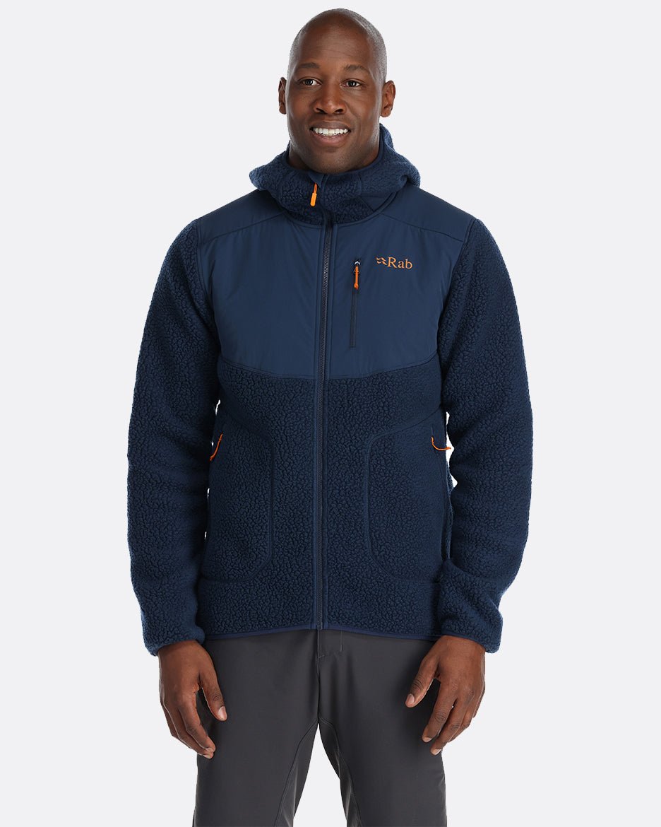 Rab Outpost Hoody - Sudadera con capucha de Polartec y piel de borrego - Forros Polares