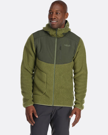 Rab Outpost Hoody - Sudadera con capucha de Polartec y piel de borrego - Forros Polares